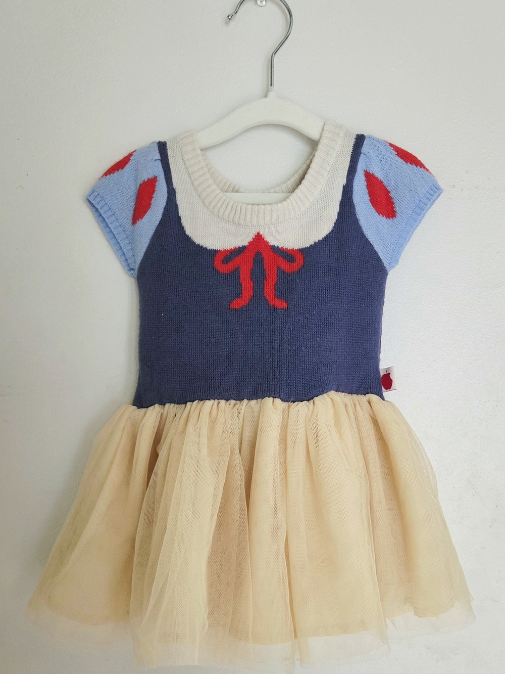 Disney Navy, Cream & Light Blue Tulle Dress with Red Accents